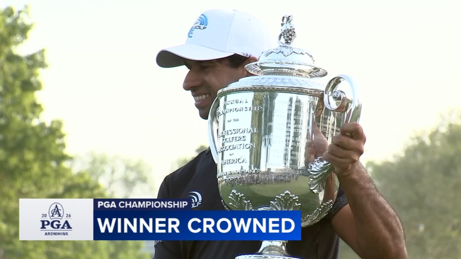 Fans celebrate final round of PGA Championship at Aronimink