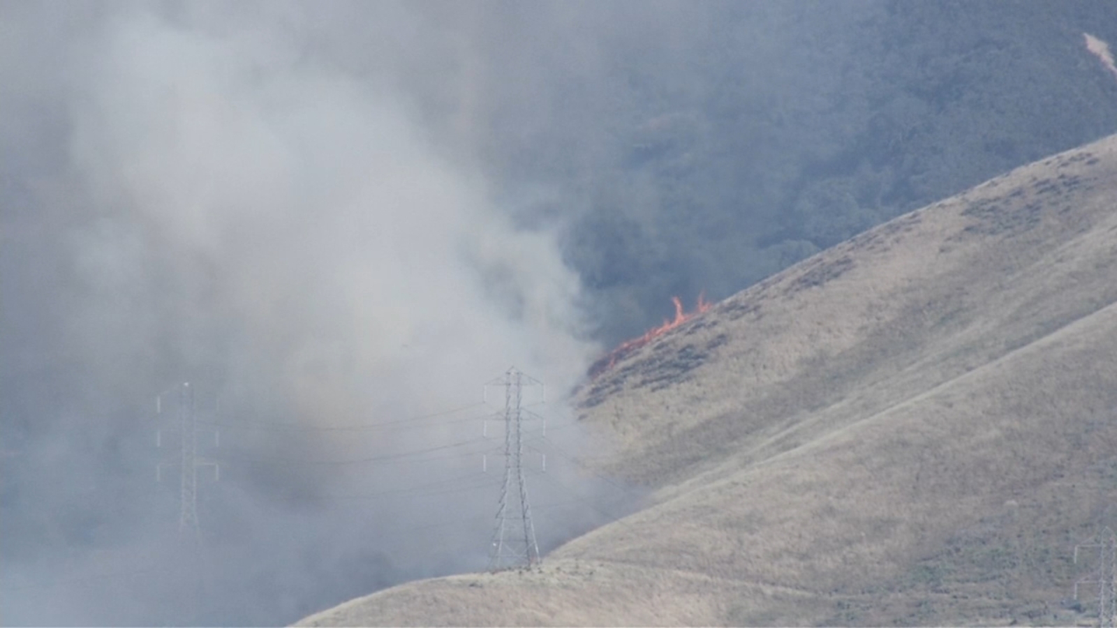Norton Fire: Crews battle brush fire at Nortonville Road, Black Diamond Way in Contra Costa County