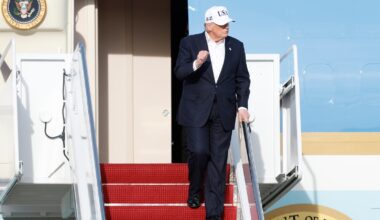 President Donald Trump wraps up 3-hour medical visit to Walter Reed and declares 'Everything checked out PERFECTLY'