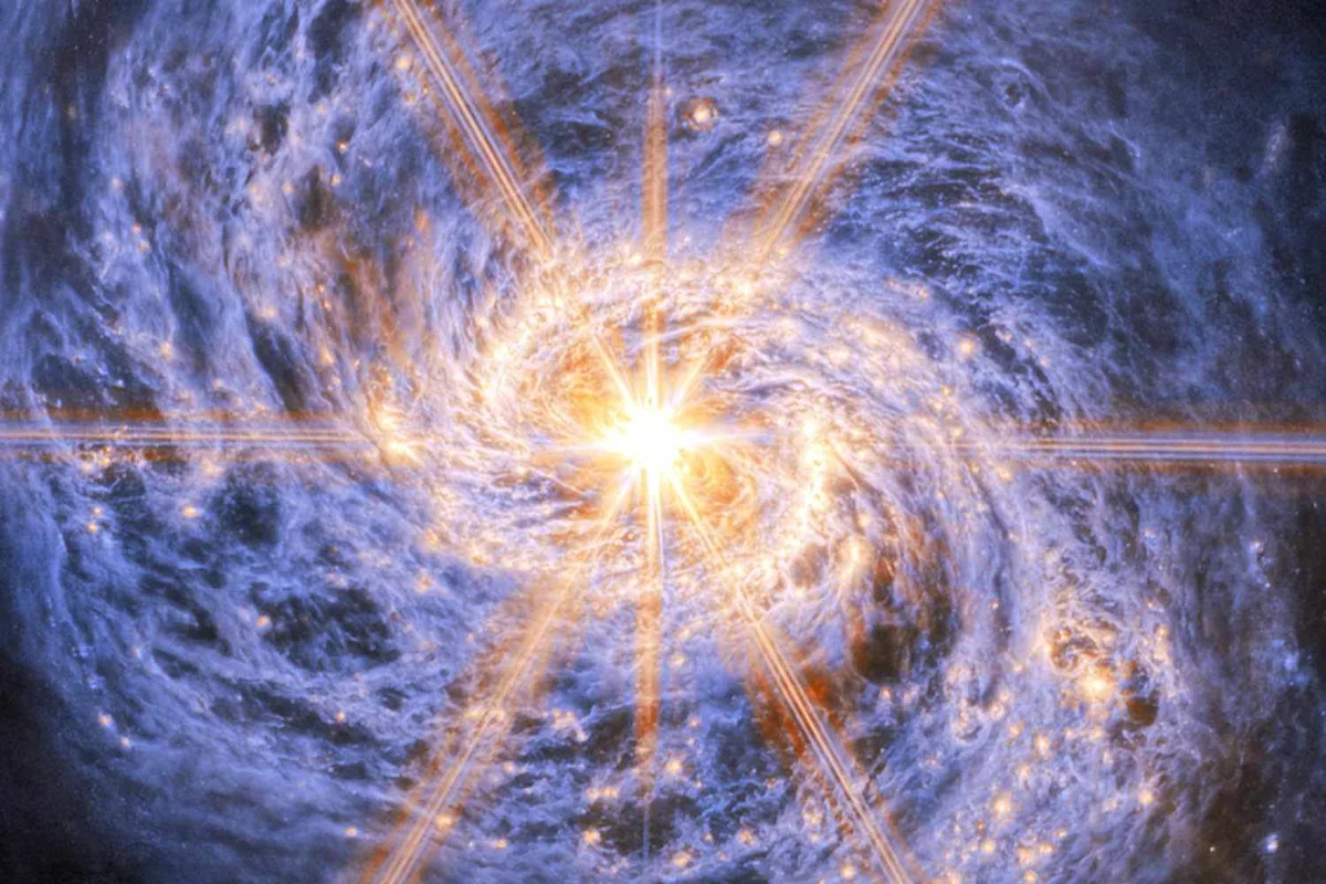 NASA's Webb Telescope Captures Dazzling New Photo of Spiral Galaxy 45 Million Light-Years Away
