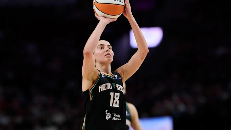 New York Liberty guard Pauline Astier (18)Troy Wayrynen-Imagn Images