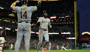 Pirates get a season-high 20 hits and beat the Giants 13-3 :: WRAL.com