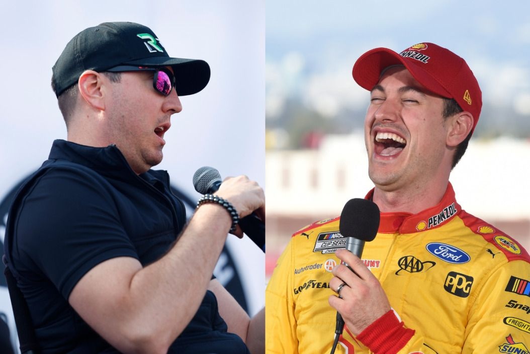 Kyle Busch smack-talked Joey Logano to the very end