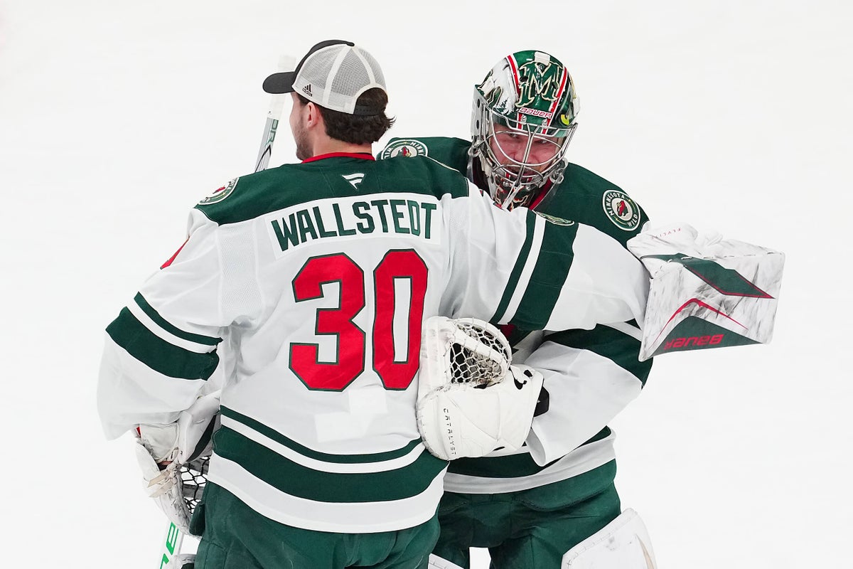 Wild turn to Filip Gustavsson in net for Game 2 vs. Avalanche after allowing 9 goals in Game 1