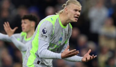 Everton v Man City LIVE: Haaland’s two-word response as visitors collapse to hand Arsenal advantage in Premier League title race