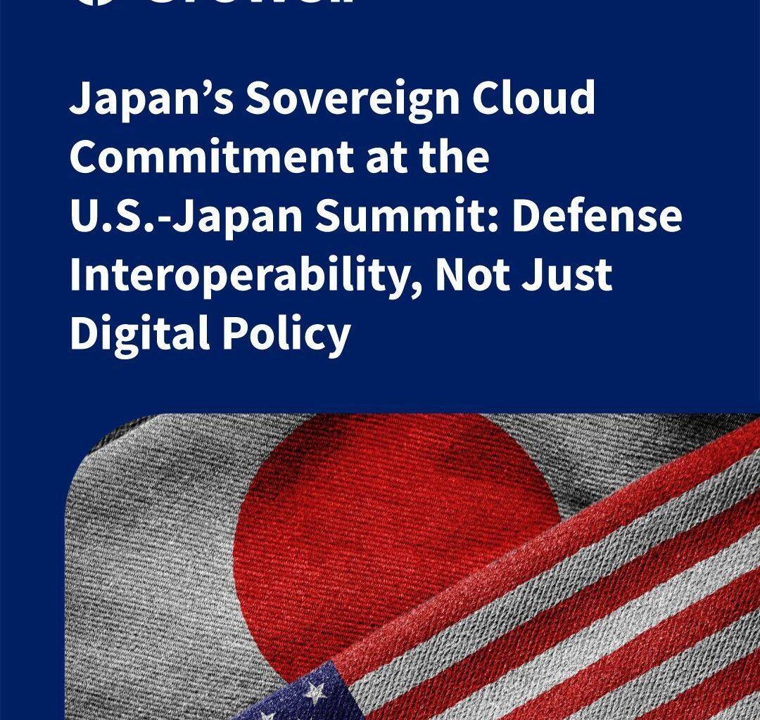 Japan’s Sovereign Cloud Commitment at the U.S.-Japan Summit: Defense Interoperability, Not Just Digital Policy
