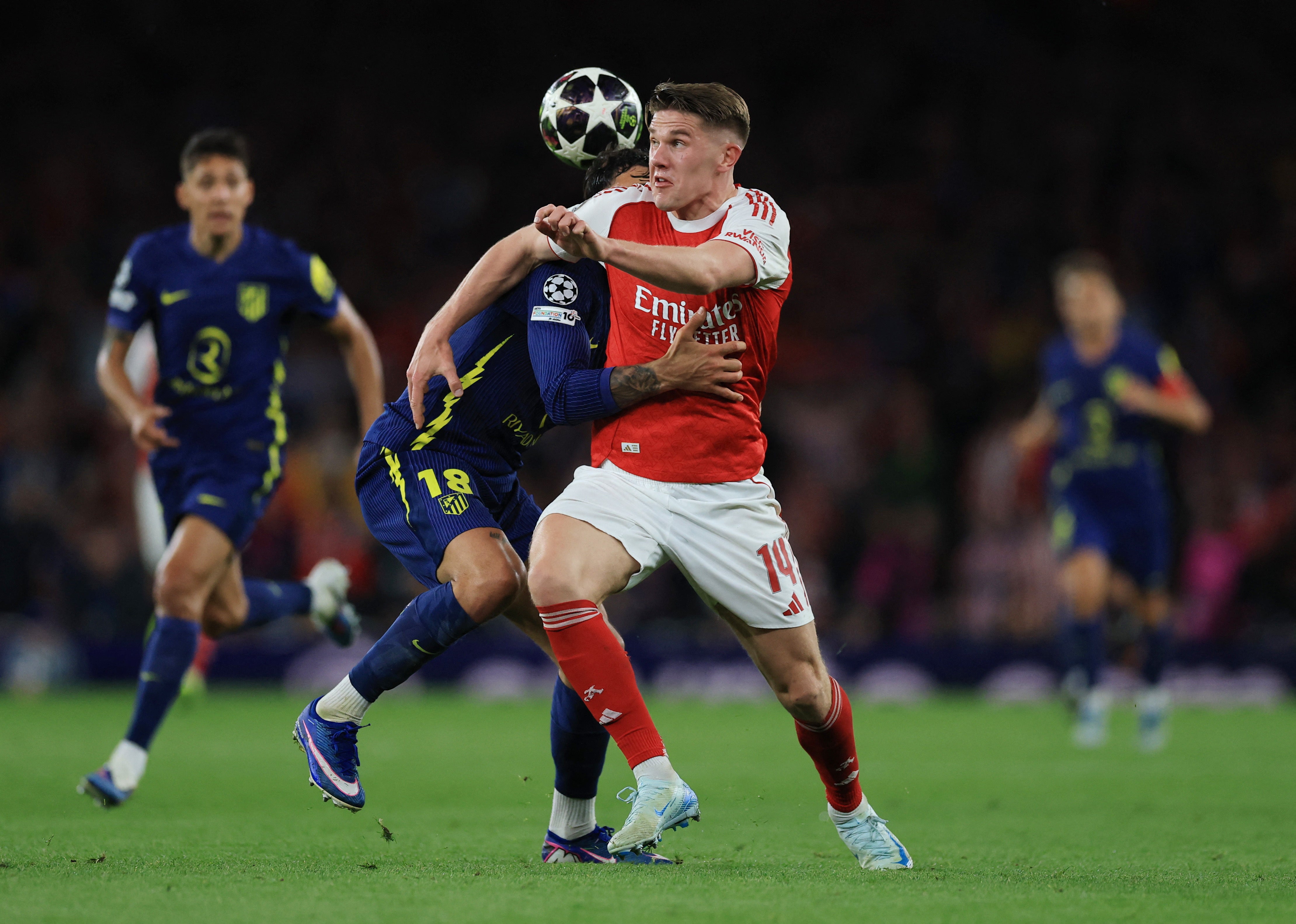 Gyokeres was praised for his work rate and performance against Atletico Madrid