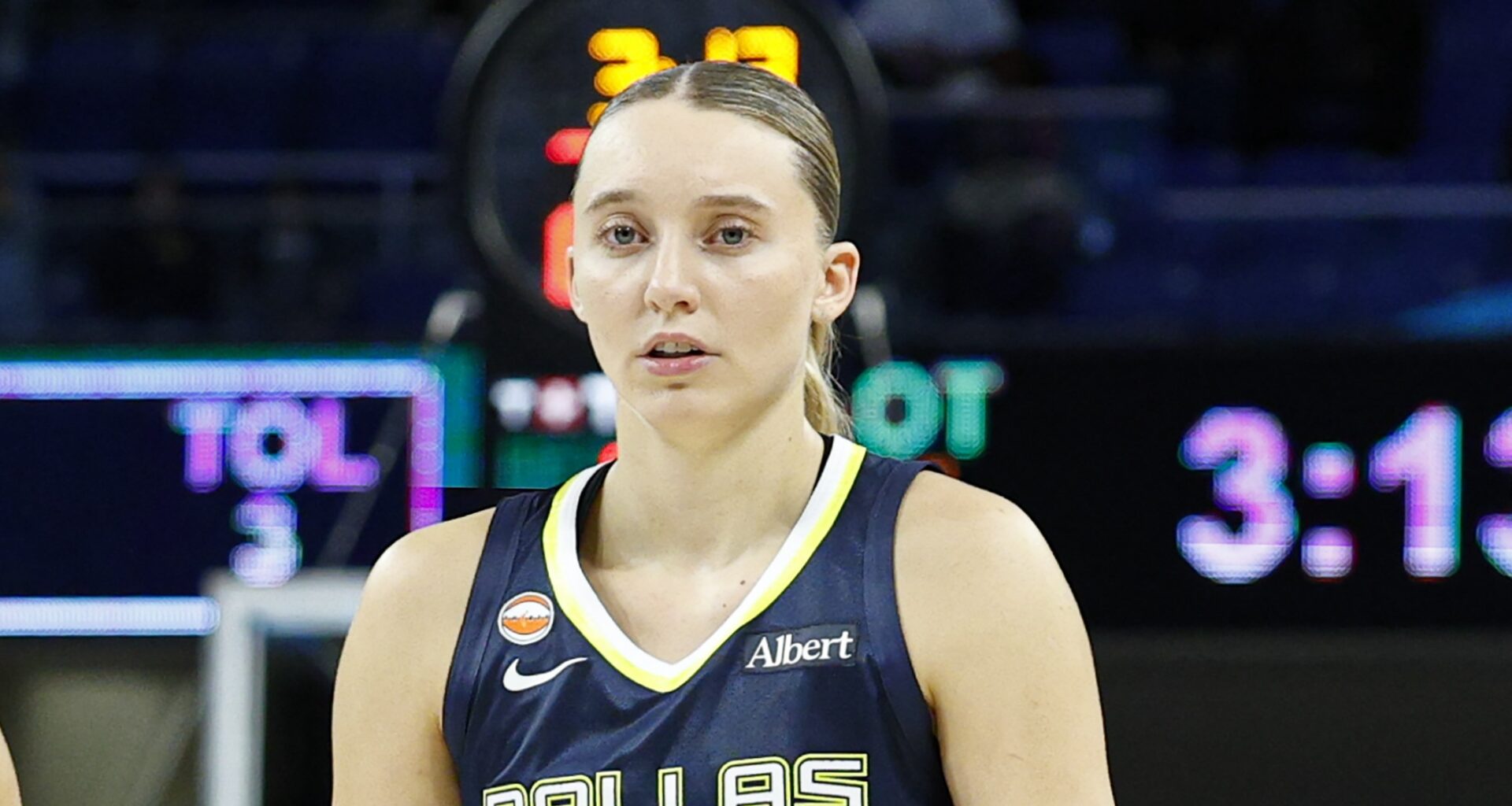Paige Bueckers was not happy after receiving a technical foul for clapping