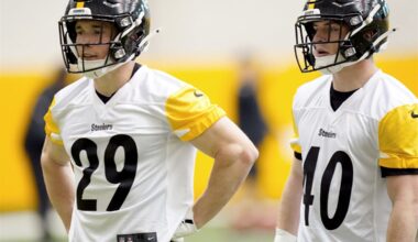 Inseparable since high school, Eli Heidenreich and Alex Tecza get one more reunion with the Steelers