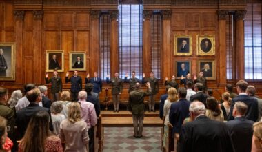 After Princeton graduation, ROTC students are commissioned as U.S. Army and Air Force officers