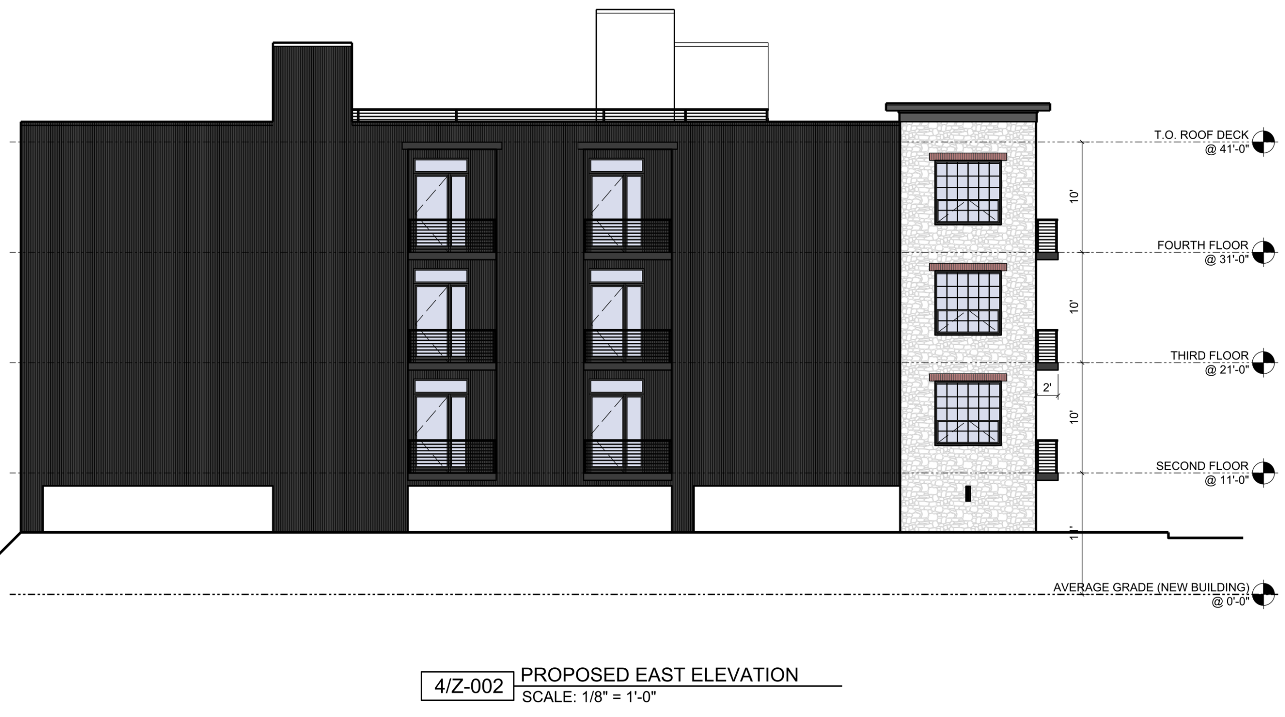 203 Leverington Avenue East Elevation