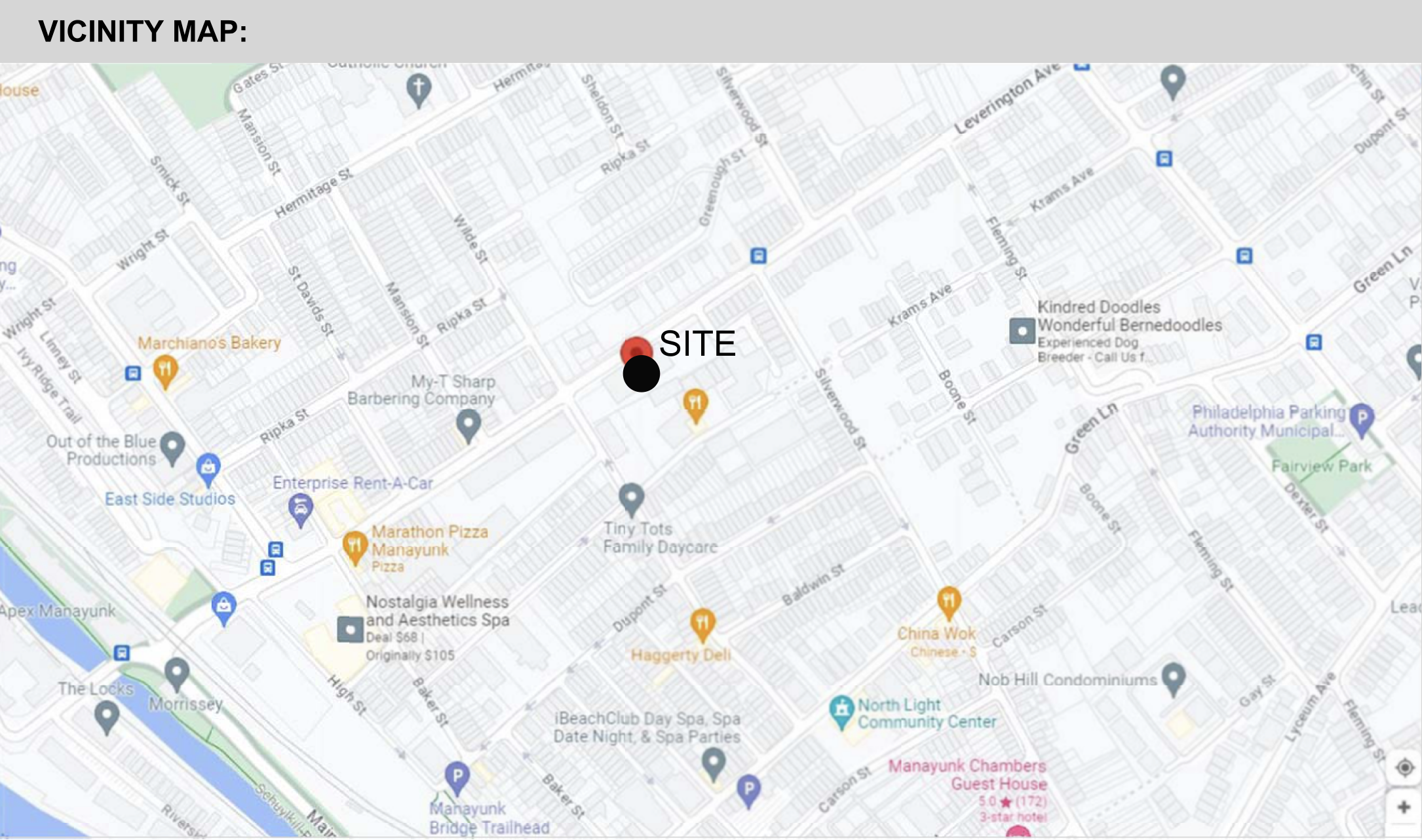 203 Leverington Avenue Site