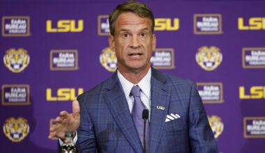 LSU's Lane Kiffin Discusses Past Comments Made About Ole Miss, CFB Recruiting