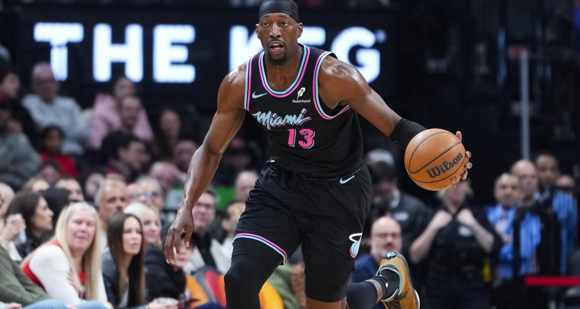 Bam Adebayo Called Out by Florida Panthers for Viral Photo in Golden Knights Jersey with A'ja Wilson