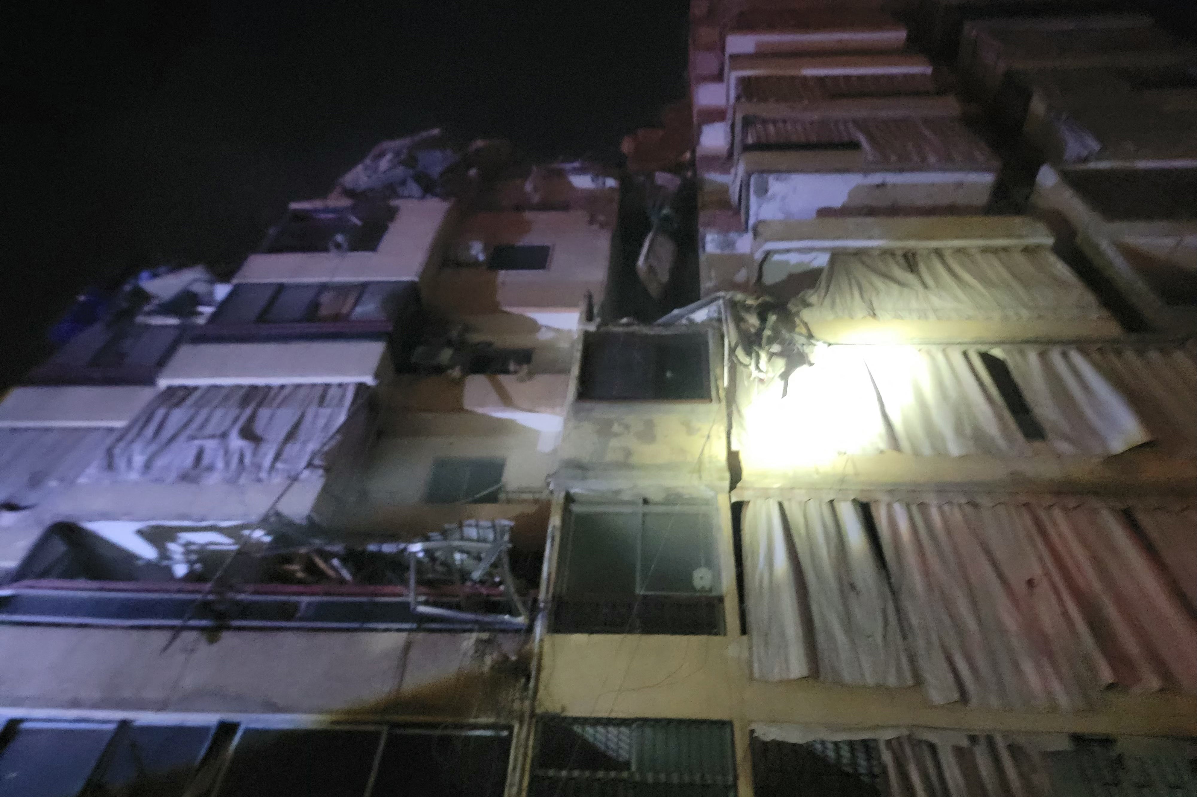 Israeli airstrike targeted a building in Beirut's southern suburbs neighbourhood of Haret Hreik