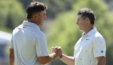 Rory McIlroy Shows Off $250K Omega Watch to Brooks Koepka in Trending Photo From PGA Championship