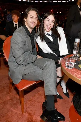 Nat Wolff and Billie Eilish at the 2026 Grammy Awards on Feb. 1, 2026Credit: Kevin Mazur/Getty