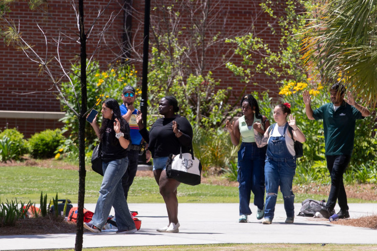 fsu florida state university hands up safety precaution students