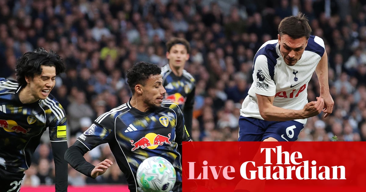 Tottenham v Leeds: Premier League – live | Premier League
