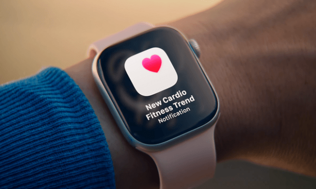 Still from Apple's new "
Health with iPhone + Apple Watch" ad