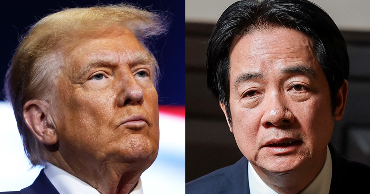 Trump says he will speak with Taiwan president, a major break in protocol