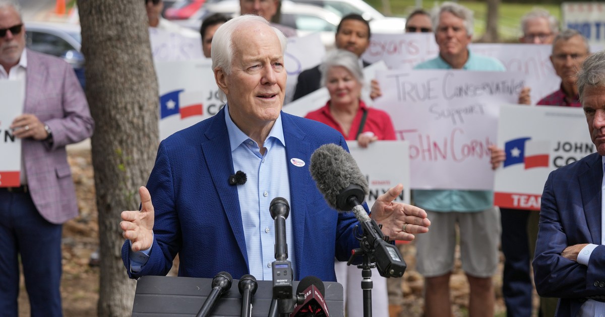Trump-backed Paxton defeats incumbent Cornyn in Texas runoff primary election