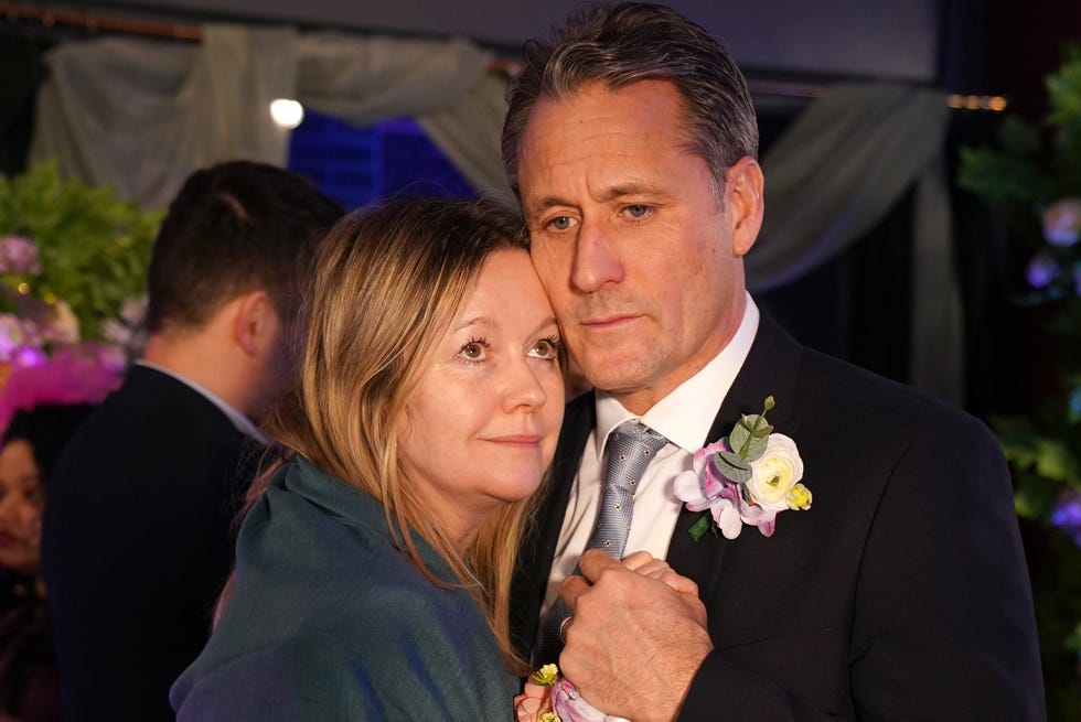 Diane and Tony Hutchinson in Hollyoaks diane and tony hutchinson in hollyoaks