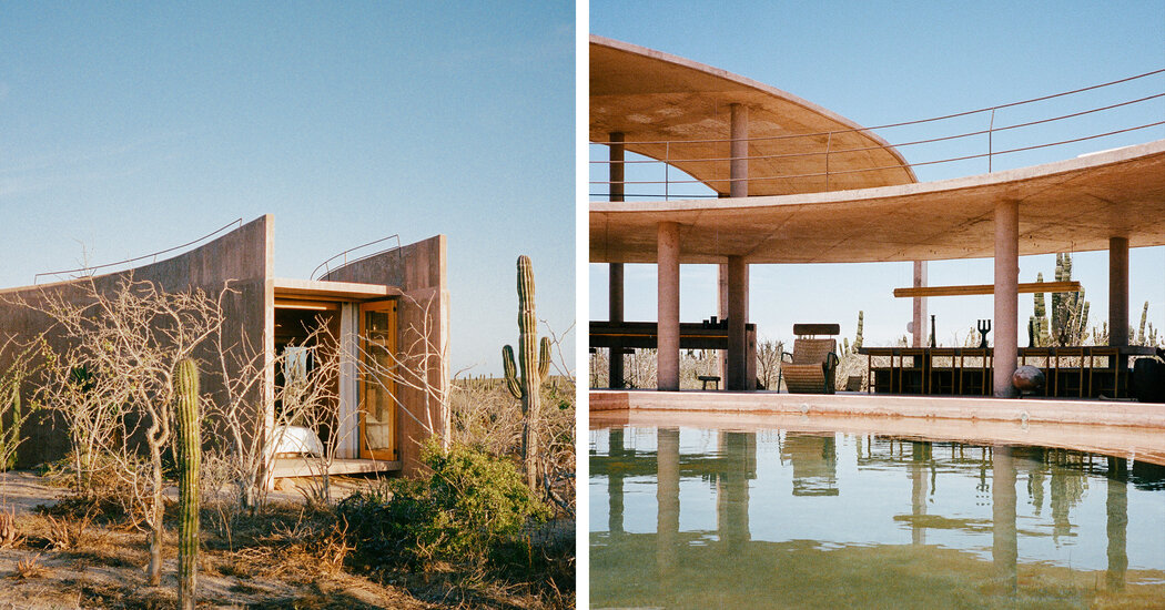 In Mexico, a House Built Around a Circular Pool
