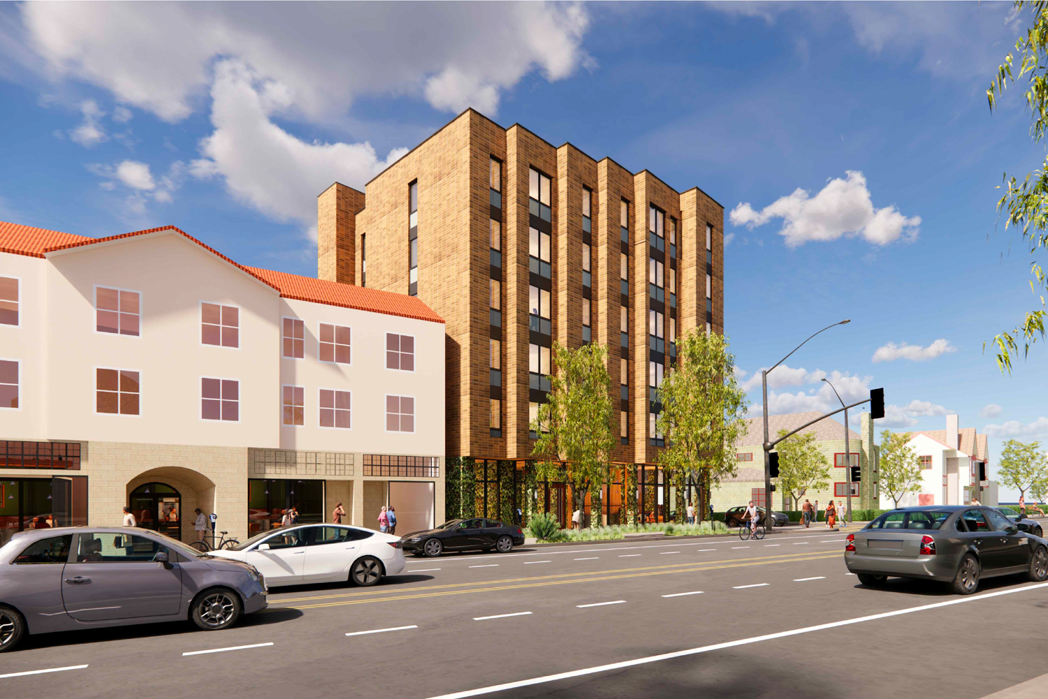 2800 Telegraph Avenue, rendering by SDT Architects