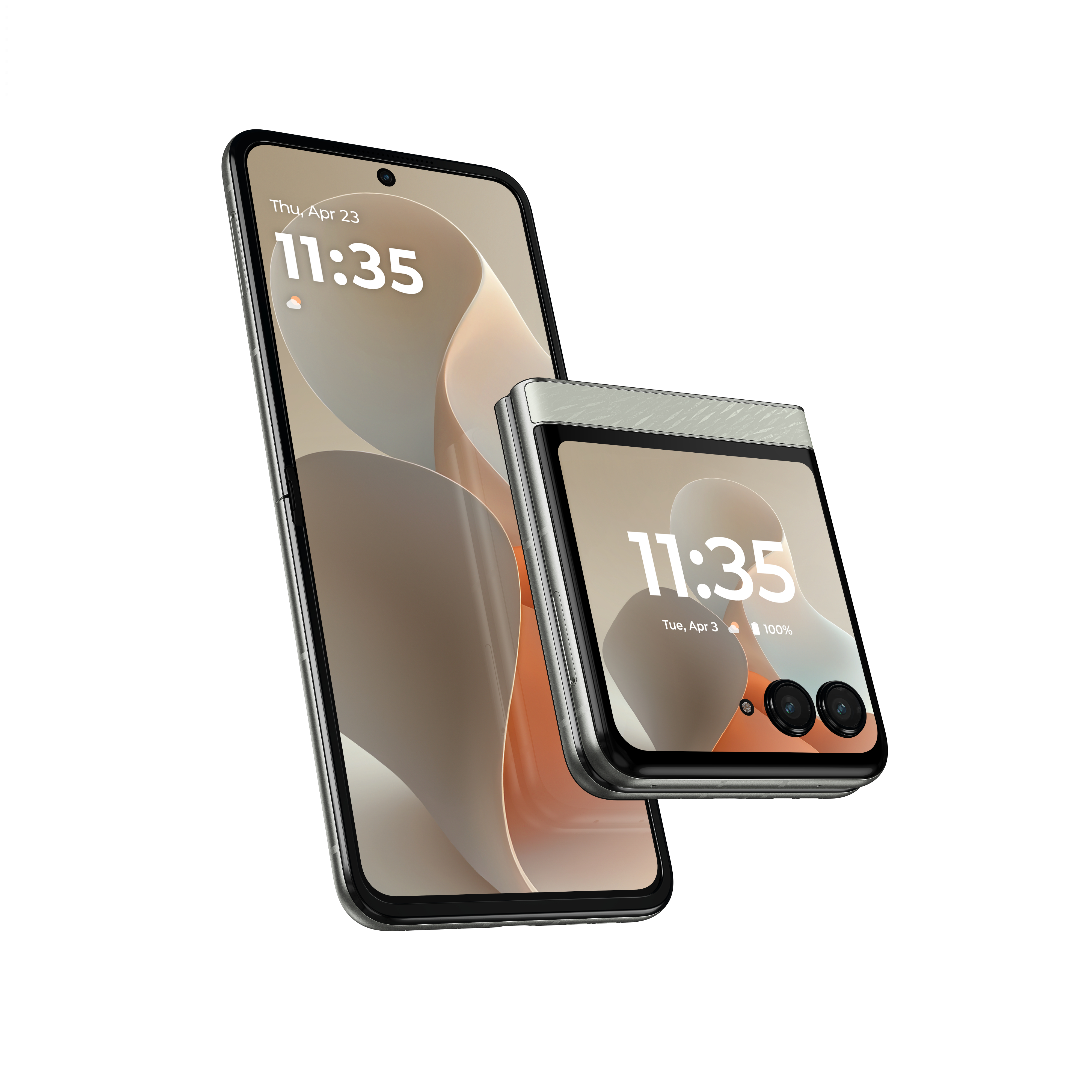 Razr 2025 render in Lightest Sky