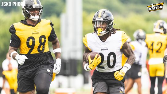 Steelers Kaleb Johnson DeMarvin Leal Steelers Kaleb Johnson DeMarvin Leal