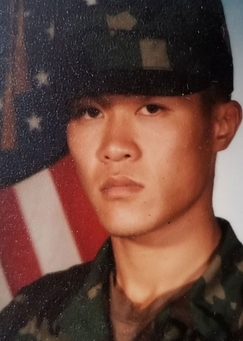 Park during his Army service, June 1989.