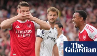 Gyökeres double fires Arsenal past Fulham to turn title pressure on Manchester City | Premier League