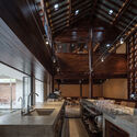 © Ce Wang Voiceless Coffee · Sensory Lab / No10-Architects - Interior Photography, Kitchen, Wood, Beam