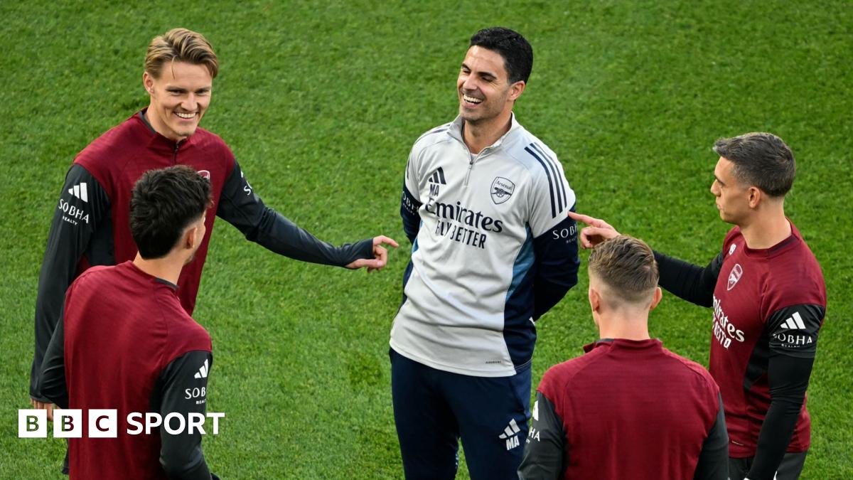 Champions League Final: Arsenal news conference and training
