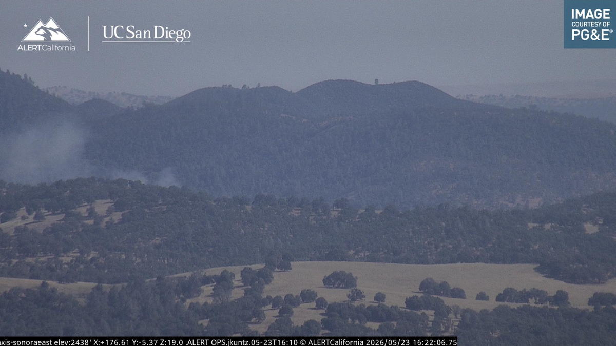 Forward progress stopped on Tuolumne County fire