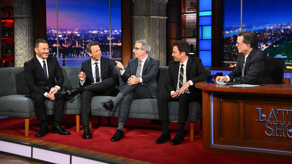 Colbert, Kimmel, Oliver, Meyers and Fallon Discuss Trump and Late-Night