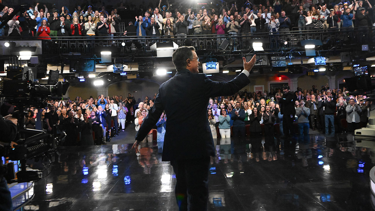 The Late Show with Stephen Colbert during Thursday’s May 21, 2026 show.
