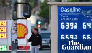 First Thing: Uncertainty looms as last oil tanker from Middle East arrives in California | US news