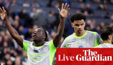 Everton v Manchester City: Premier League – live | Premier League