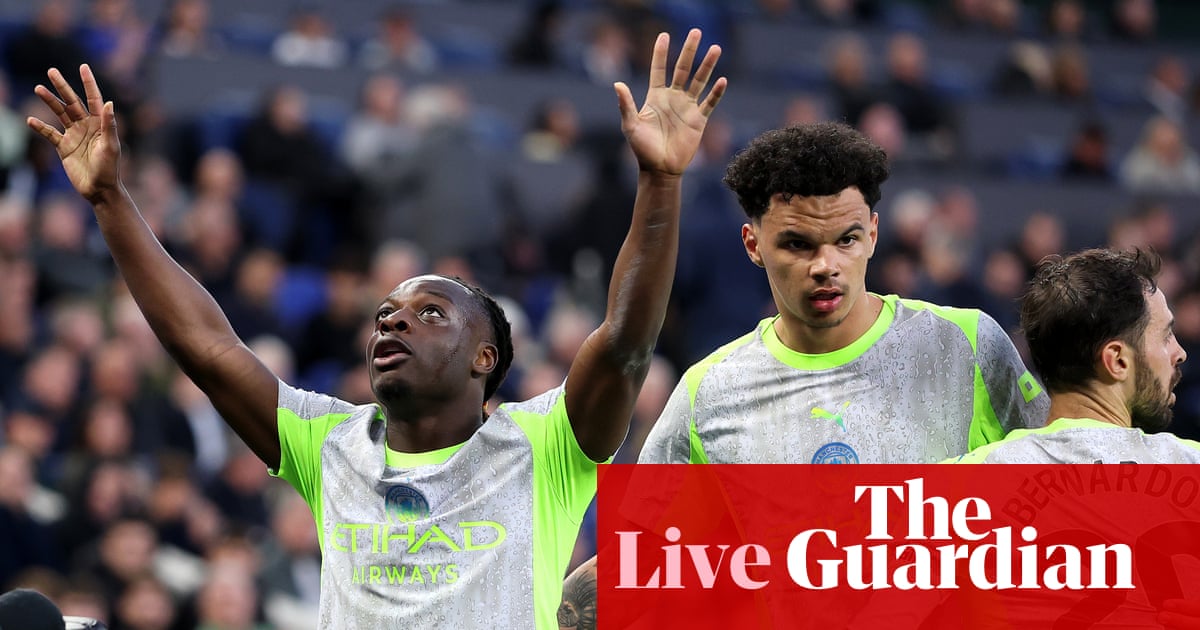 Everton v Manchester City: Premier League – live | Premier League