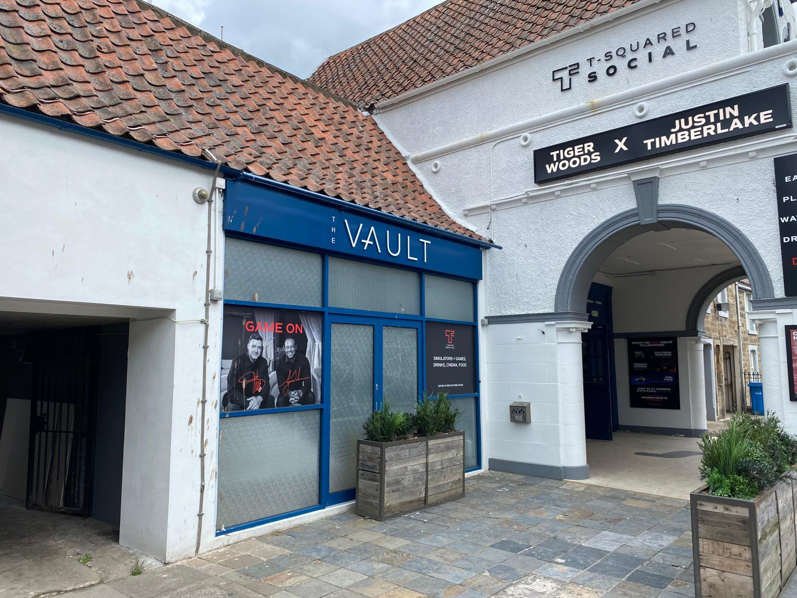 The building housing Tiger Woods' T-Squared Social has been listed for sale