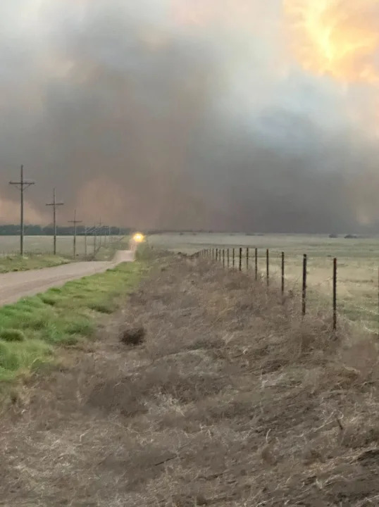 Wildfire near Ashland