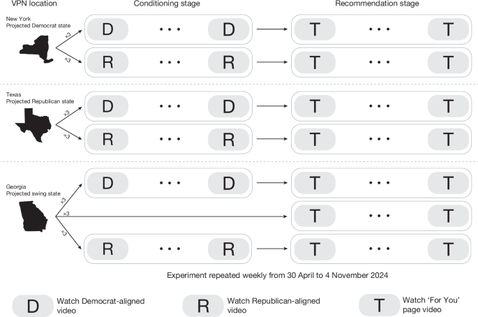 Systematic partisan content skews in TikTok during the 2024 US elections