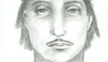A police sketch of the suspect released shortly after the June 2008 double homicide at the Sun Drop bottling plant in Concord, N.C.