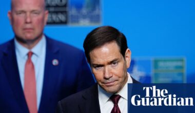 Marco Rubio: Trump ‘disappointment’ with Nato will be discussed at summit | Nato