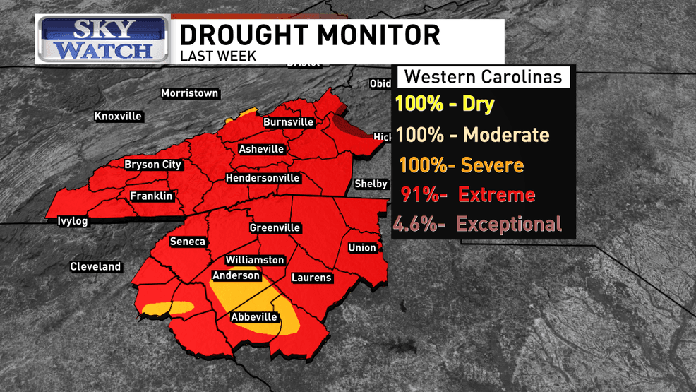 Previous drought monitor from May 19, 2026 (WLOS)