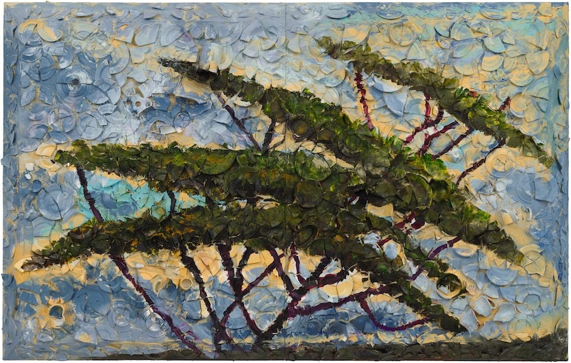 Julian Schnabel at Chateau La Coste