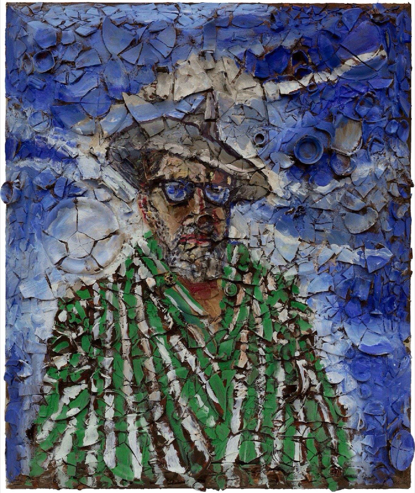 Julian Schnabel at Chateau La Coste