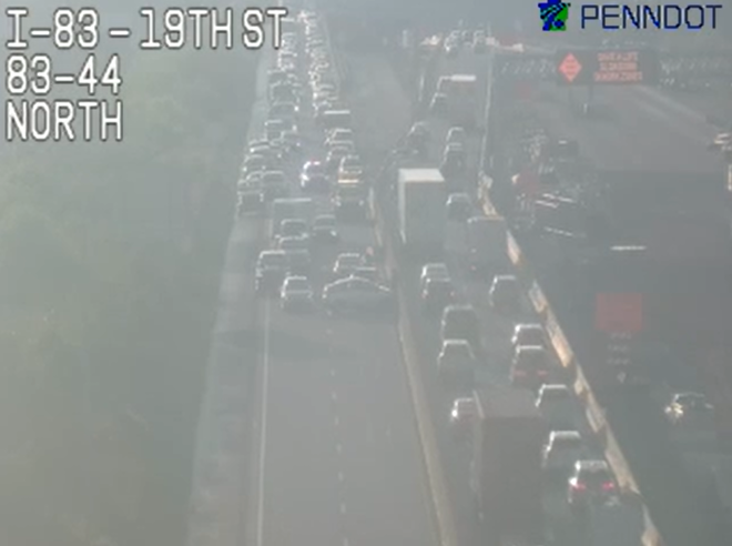 Crash on I-83 in Harrisburg crash on i-83 in harrisburg